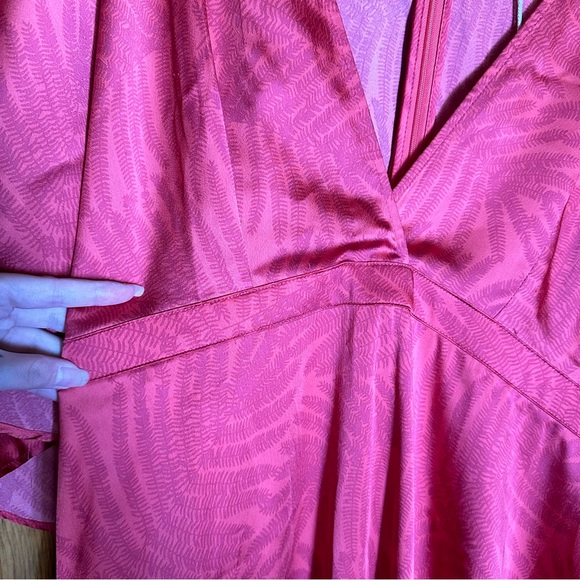 Fe Noel X Target Palm Leaf Contrast Print Kimono Maxi Dress - Picture 5 of 9